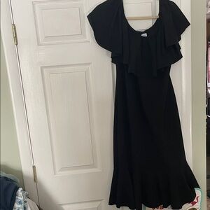 LuLaRoe Black Ruffle Cici Dress